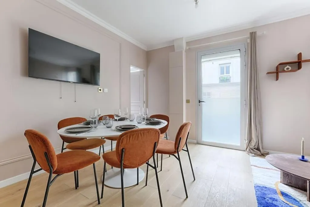 Apartmán Mykeypers - Luxury Flat 3Br 8P With Jacuzzi - Haussmann Paříž