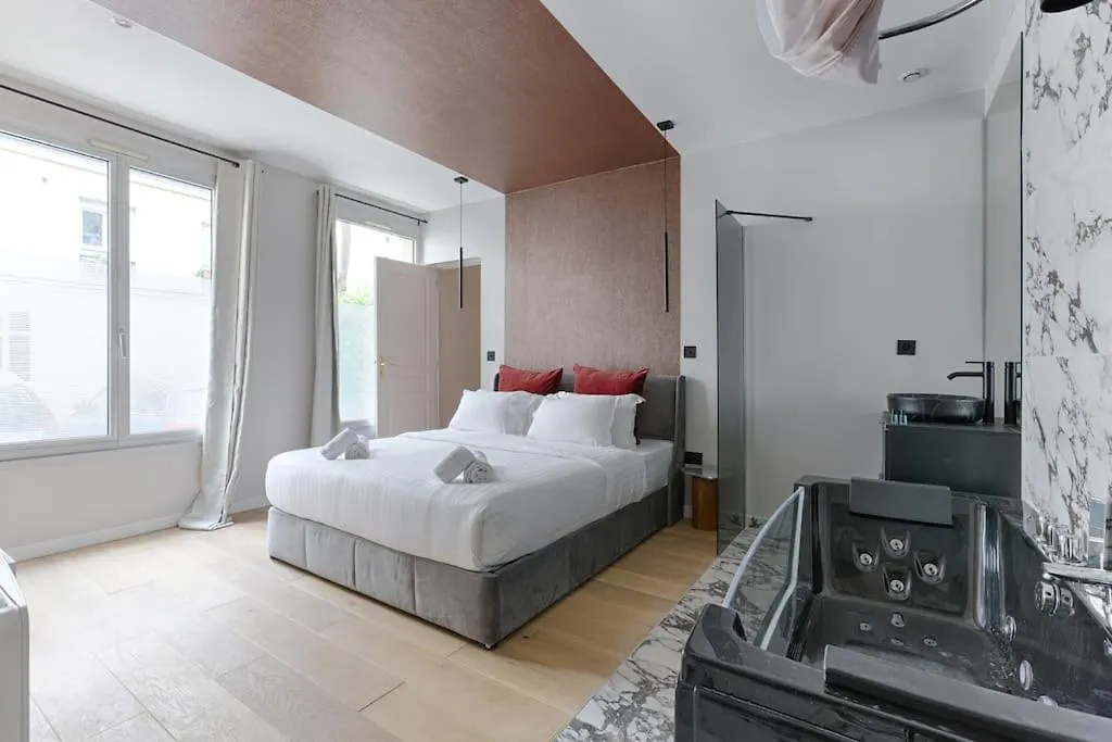 Mykeypers - Luxury Flat 3Br 8P With Jacuzzi - Haussmann Appartement Parijs
